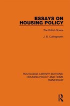 Routledge Library Editions: Housing Policy and Home Ownership - Essays on Housing Policy