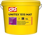 Sps Unitex 1515 Mat 4 Liter Maak Uw Keuze: 100% Wit