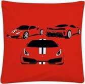 Kussenhoes 'Rode Ferrari's' (92042)