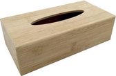 Tissuehouder - Zakdoekdoos - Tissue box - Tissuedoos - Zakdoekendoos - Natuur Rechthoek Hout