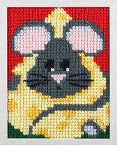 Pako Kit de point de croix d'une souris savoureuse pour enfants, préimprimé 027.056