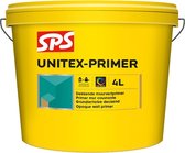 SPS Unitex Primer | Wit | 4 L | Dekkende Voorstrijk | Voor een Zuigende Ondergrond | Oplosmiddelvrij | Voorstrijk