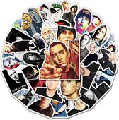 Eminem stickers - Stickermix met 50 verschillende afbeeldingen - Rapper/Muziek