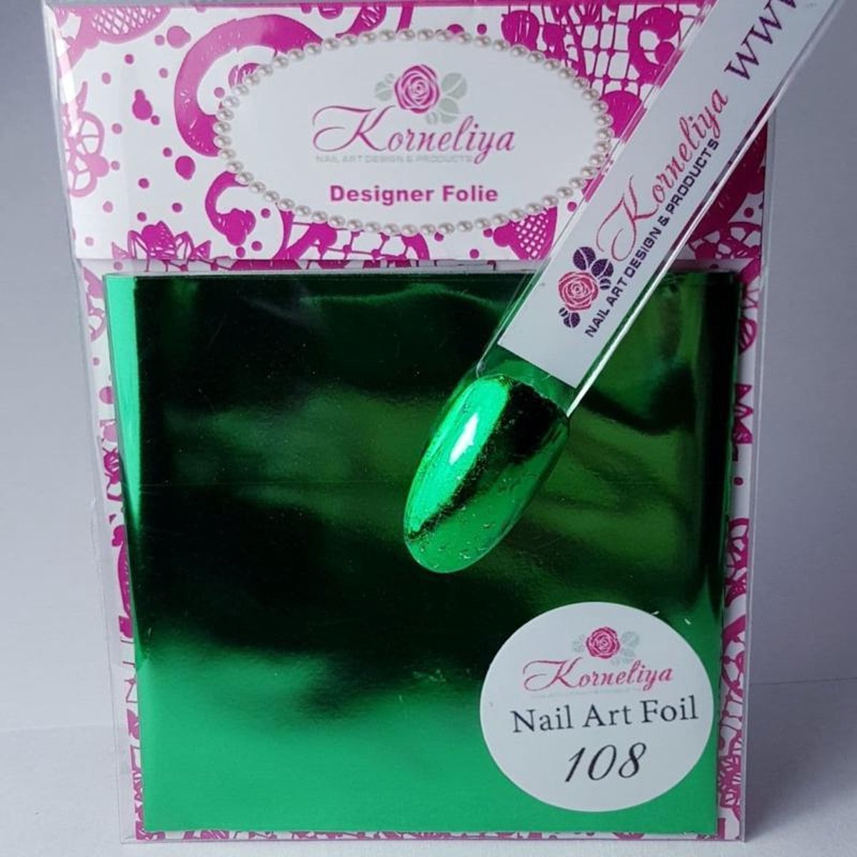 Goedkoopste Korneliya Nailart Folie 108 Groen