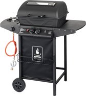 Activa Halifax Lava Stone gasbarbecue - Met wielen