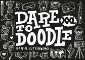 Dare to Doodle XXL Boek  + 1 Doodle Oefenblok A5 Formaat, Wire-O gebonden. Kleur omslag: Zwart + 1 Sakura Pigma Micron Fineliner