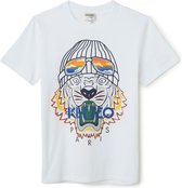 KENZO T-shirt met logoprint - Wit - Maat 152