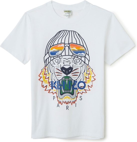 Observeer Voorzitter nerveus worden KENZO T-shirt met logoprint - Wit - Maat 152 | bol.com
