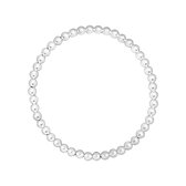 Armband dames | Elastische armband met zilveren bolletjes | WeLoveSilver