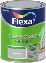 Flexa Easycare - Muurverf Mat - Keuken - Betongrijs - 1 liter