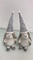 Kerststuk - 2 stuks - Wit