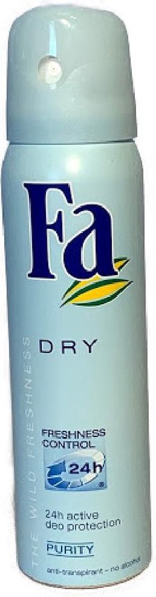 Fa Dry Deodorant - Freshness control 24H - Purity - Voordeelset (6 x 150ml)