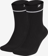 Nike Sneaker Sokken Essential Crew (2 paar) - Zwart - Maat 46-50
