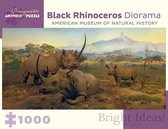 Black Rhinoceros Diorama 1000 Piece