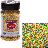 Decoratie vlokken ( Flock ) mix Mexico (multikleur) 150 gram