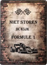 Tekstbord-(wens)kaart Formule 1...