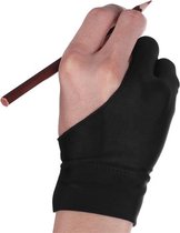 JDBOS ® Tekenhandschoen Small - Drawing / Artist Glove – Zwart – Ook geschikt voor tablets