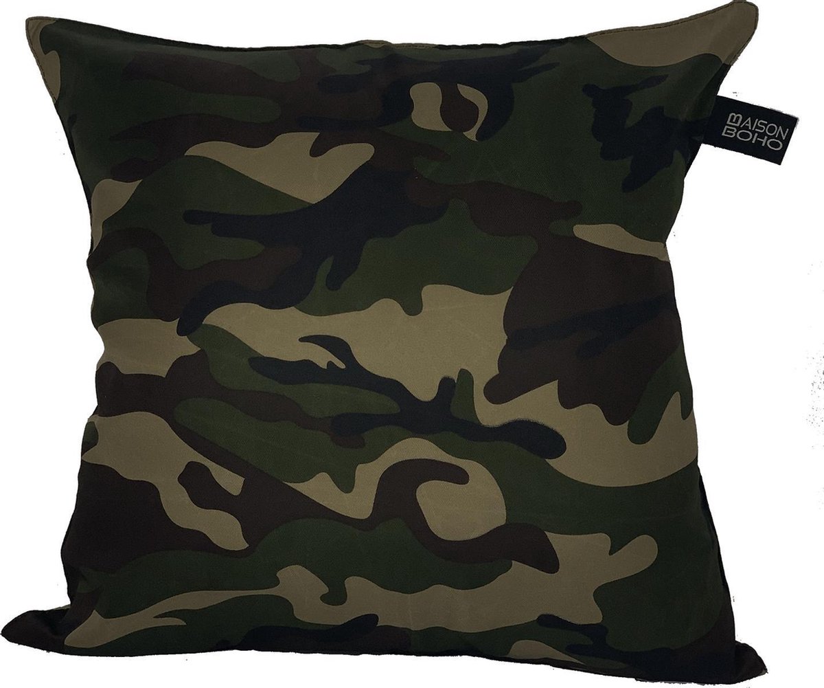 Kussenhoes Camo | 45x45 cm | Oxford Polyester | Camouflage | Groen | Maison  Boho Kids | bol.com