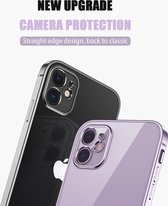 Iphone 12 pro hoesje - IPhone 12 Pro case siliconen - telefoonhoesje Iphone 12 Pro transparant - hoesje Iphone 12 Pro Apple - Iphone 12 Pro hoesjes cover hoes - Rose / Pink