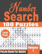 Large Print Number Search Book for Adults