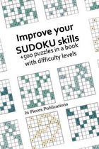 Improve your sudoku skills: +500 puzzles in the book with difficulty levels.