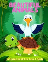 Beautiful Animals - Coloring Book For Boys & Girls