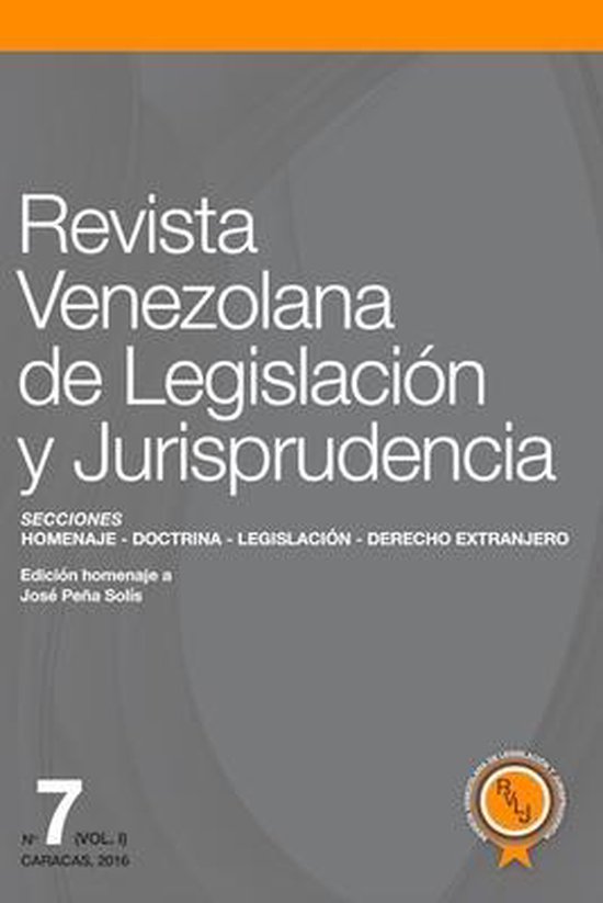 Homenaje Al Profesor José Peña Solís- Revista Venezolana  ... - cover