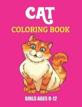 Cat Coloring Book Girls Ages 8-12