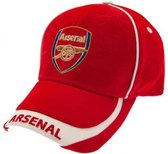 Arsenal cap - volwassenen - logo's - rood/wit