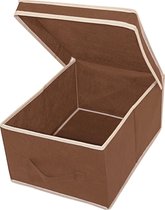Opbergbox -45x33x20 cm -Bruin