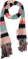 Lange Sjaal SIGRID - Roze / Multicolor - Dames - Acryl