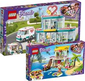 LEGO Friends Bundel - LEGO Friends 41394 Ziekenhuis + LEGO Friends 41428 Strandhuis