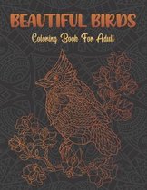 Beautiful birds coloring book for adult