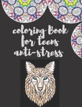 coloring book for teens anti-stress