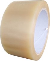 6 x Ecologische papieren tape / Papieren plakband , 50mmx50 m, papier, bruin / Verpakkingstape / Papieren plakband / Tape kraftpapier / Ecotape / Paper tape / verpakkingsplakband P