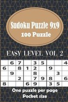 100 Sudoku Puzzle 9x9 - One puzzle per page