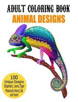 Adult Coloring Book Animal Designs