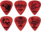 Clayton Demonic Skulls plectrums thin 12 pack