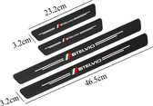 Alfa Romeo dorpel bescherm sticker Stelvio 4 deurs