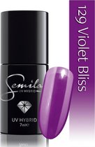 129 UV Hybrid Semilac Violet Bliss 7 ml.