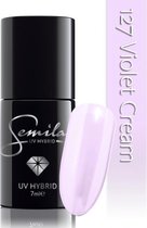127 UV Hybrid Semilac Violet Cream 7 ml.