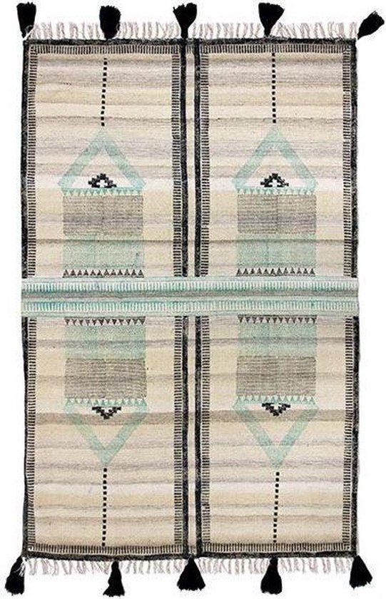 Ik was mijn kleren tack solo Aztec vloerkleed tapijt wol - Printed - Storebror - 180x280 | bol.com