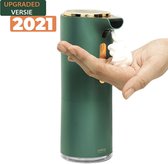 Automatische zeep dispenser desinfectie - Elektrische foam dispenser met sensor No Touch - Groene Kleur