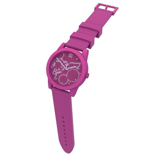 TOO LATE - montre silicone - Montre JOY - Ø 39 mm - FUCSIA Pink