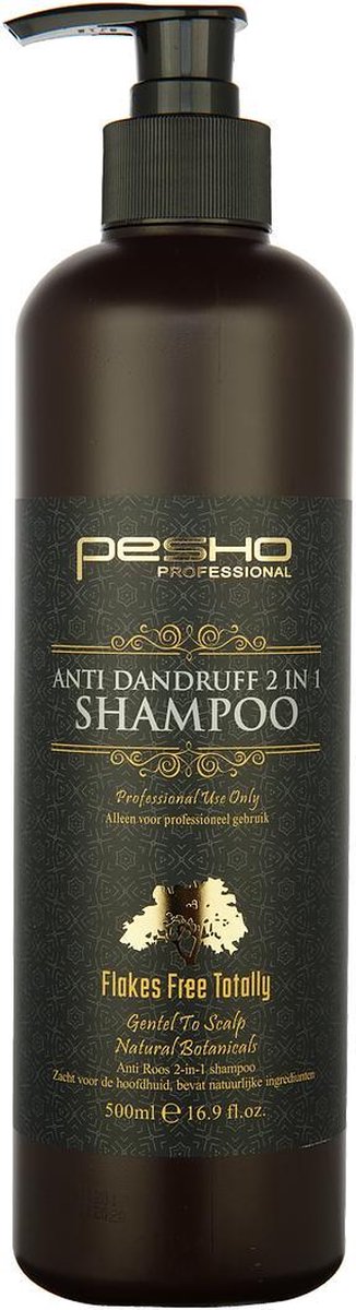 ANTI DANDRUFF 2 IN 1 SHAMPOO - PESHO PROFESSIONAL - NATURAL BOTANICALS - Anti Ross Shampoo -