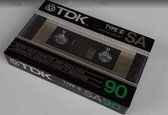 TDK SA-90 High Position Limited Edition Black Cassettebandje