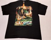 Rock Eagle Shirt: Native American / Indiaan vrouw met adelaars en wolf (Large)
