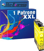 PlatinumSerie 1x inkt cartridge alternatief voor Epson 502XL Yellow