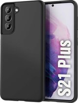 Samsung Galaxy S21 Plus Hoesje - Zwart Siliconen Back Cover TPU - Matte Coating - EPICMOBILE