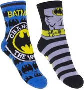 Batman - Badstof Antislip - sokken - 2 paar - maat 23-26